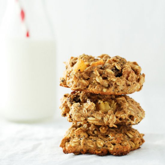 Apple pie breakfast cookies