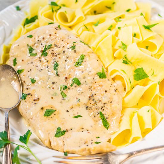 Chicken with Mustard Cream Sauce