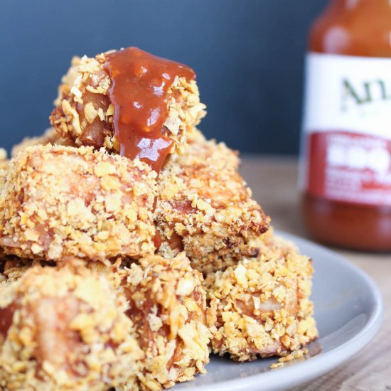 Baked BBQ Tofu Nuggets