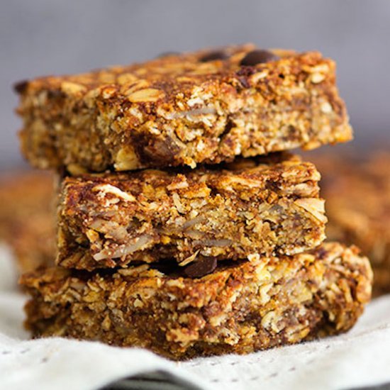 Chocolate Chip & Pumpkin Flapjacks