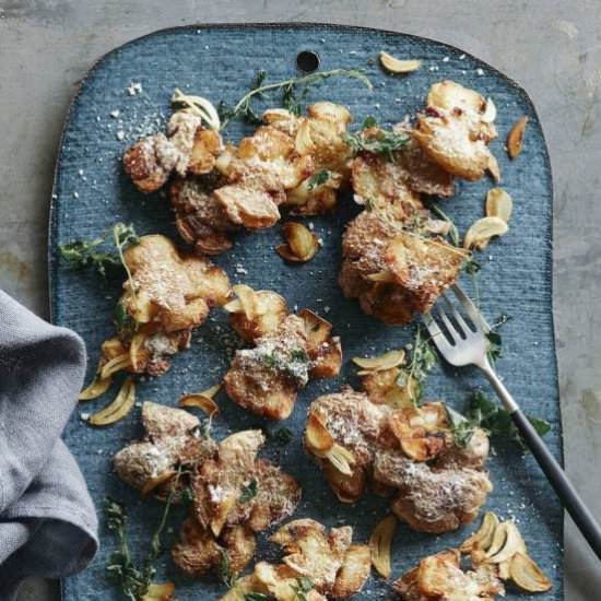 Herbed Smashed Potatoes