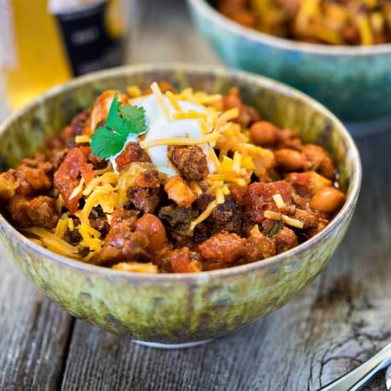 Chipotle Chili con Carne w/ Hominy