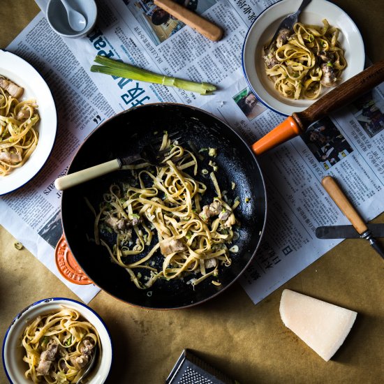 Fermented Tofu Fettuccine