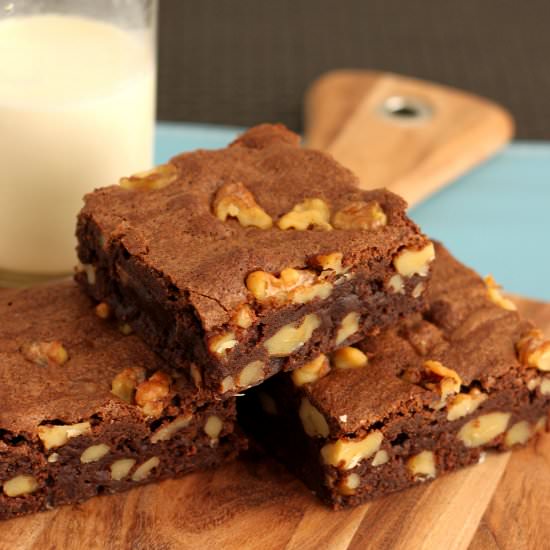 Walnut Fudge Brownies