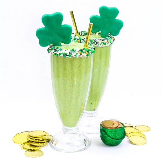 Yummy Healthy Shamrock Smoothie