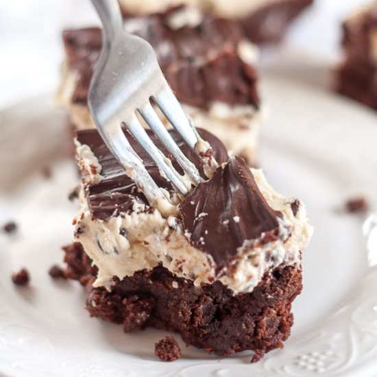 Chocolate Cookie Dough Brownies