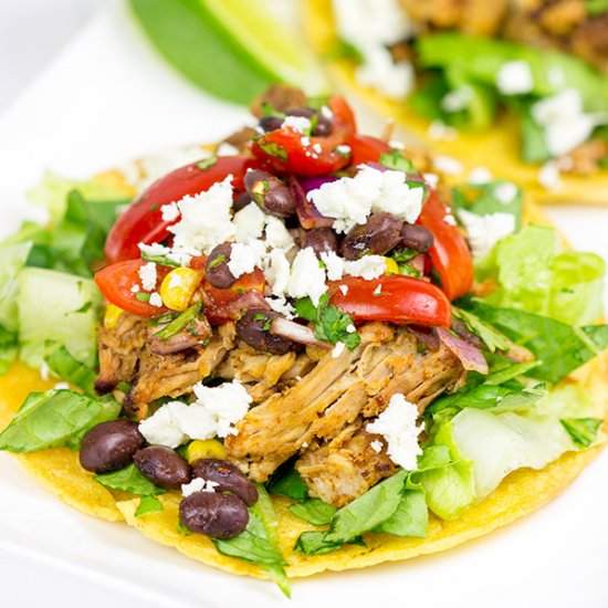 Pulled Pork Tostadas