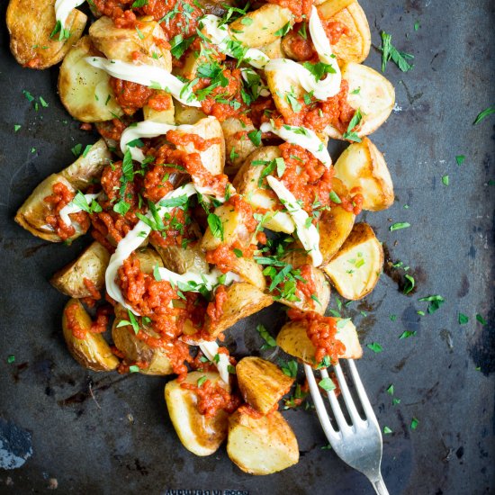 Lightened Up Patatas Bravas