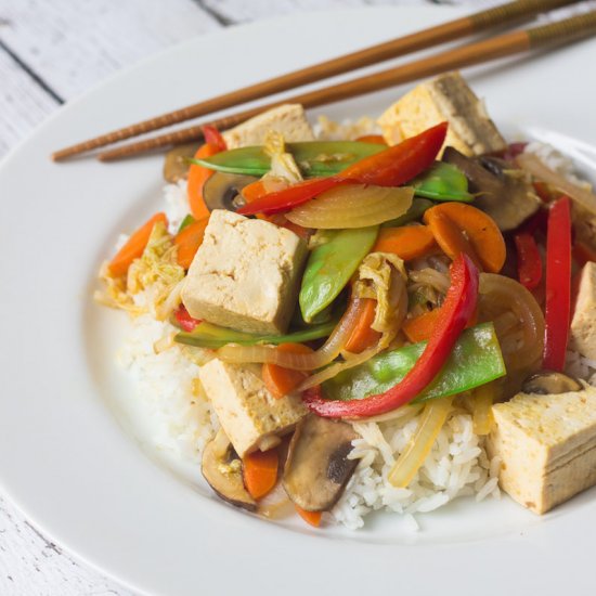 Easy Tofu Vegetable Stir Fry