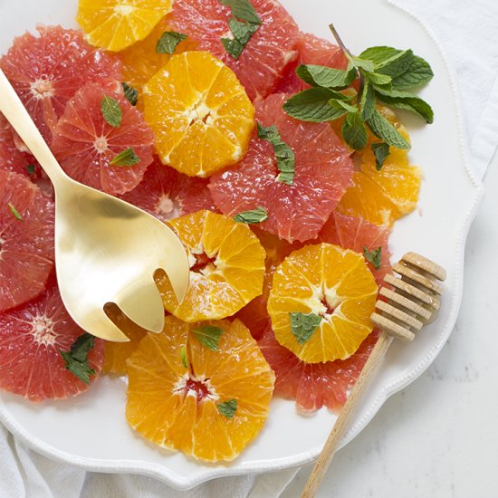 Citrus Salad with Honey & Mint