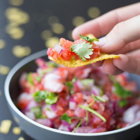 5 Minute Chunky Salsa