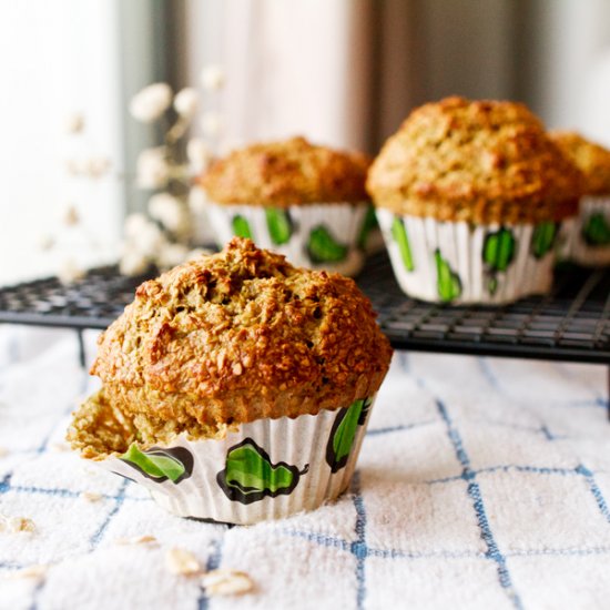 No Flour Matcha Muffin