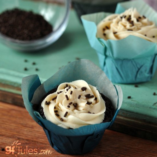 Gluten Free Irish Cream Cupcakes