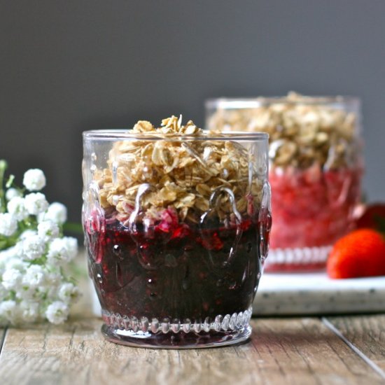 Simple Berry Breakfast Cobbler