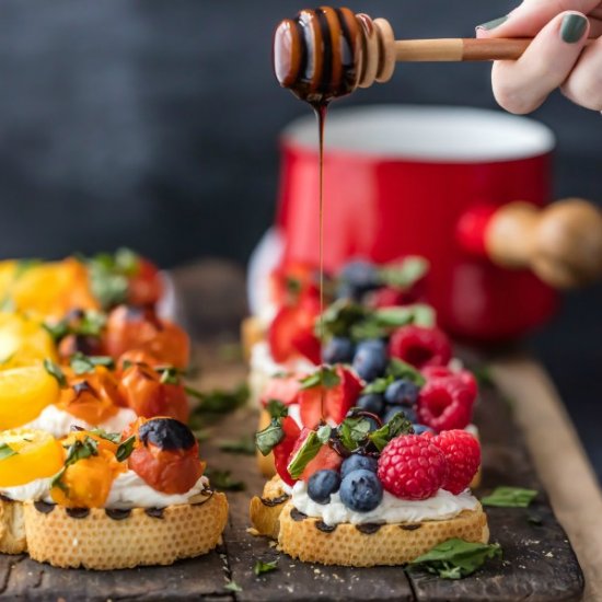 Goat Cheese Bruschetta