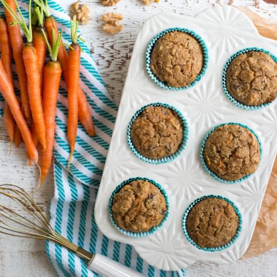 One-Bowl Carrot Cake Muffins