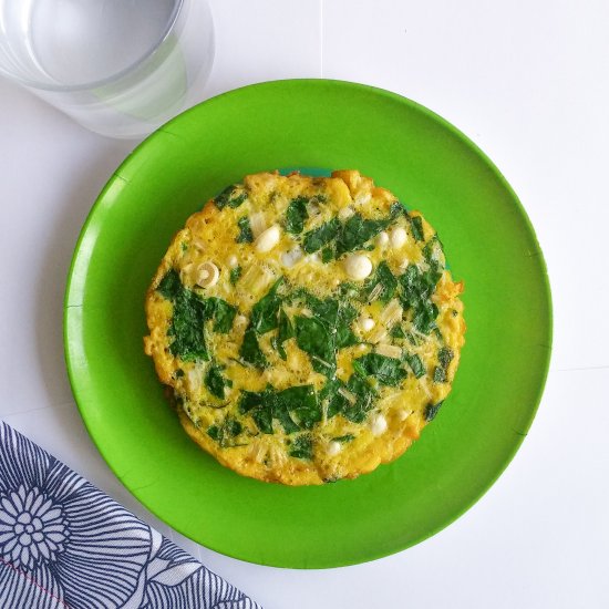 Enoki Mushroom Omelet