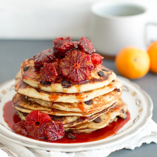 Ricotta Pancakes & Blood Orange