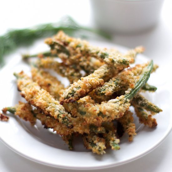 Truffled Baked Green Bean Fries