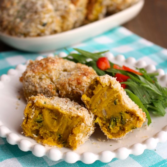 Baked Kabocha Croquette