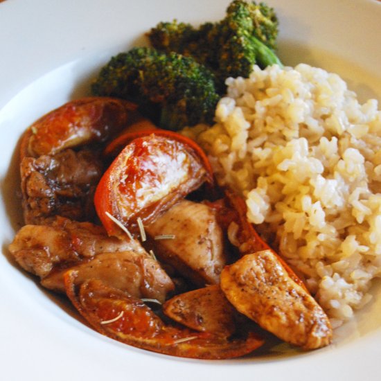 Balsamic Orange Chicken Sauté