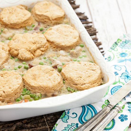 Chicken Biscuit Casserole