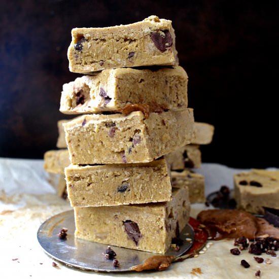 Chocolate Chip Cookie Dough Squares