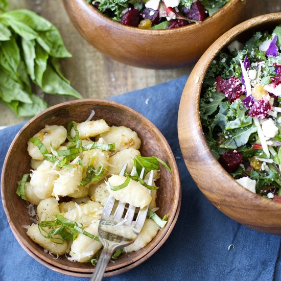 Crispy Garlic Gnocchi