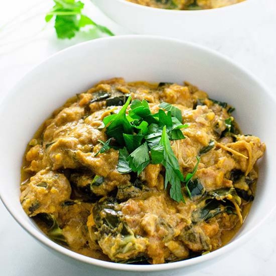 African Peanut Soup with Chicken