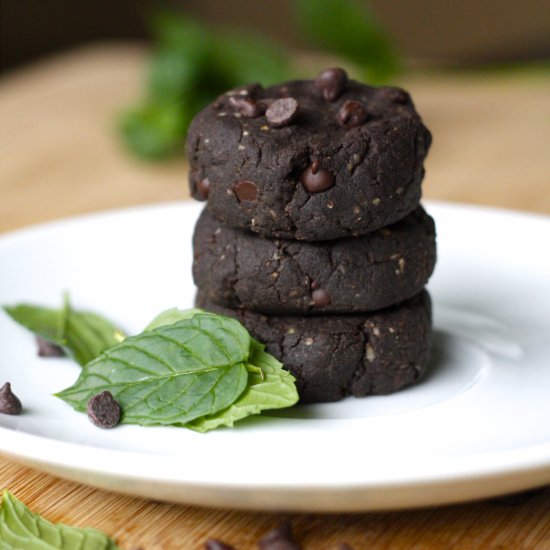 Chocolate Peppermint Brownie Bites