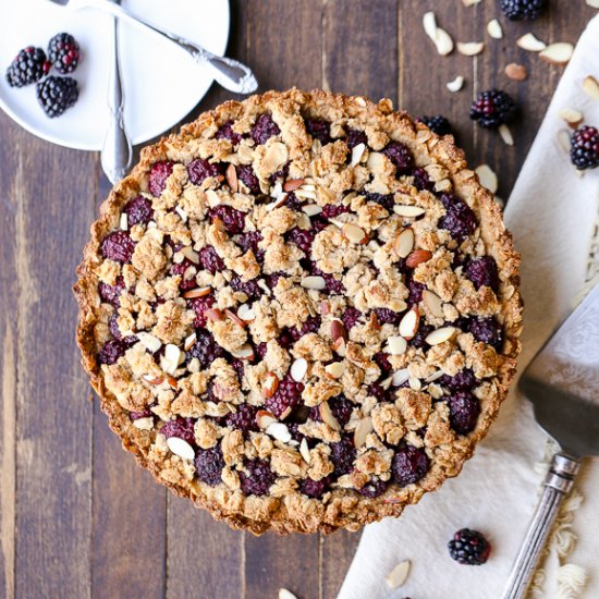 Blackberry Crisp Tart