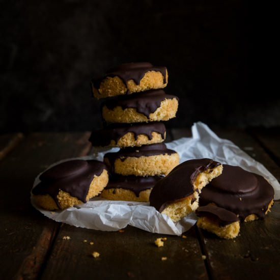 Homemade Blood Orange Jaffa Cakes