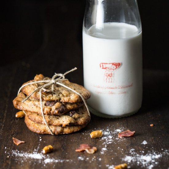 Bacon Pretzel Chocolate Chip Cookie