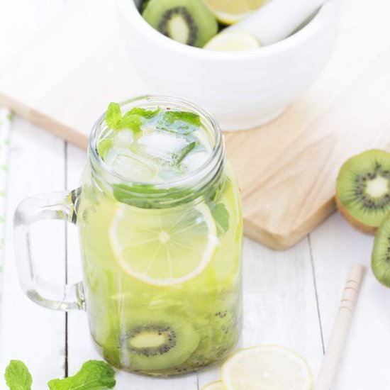 Kiwi Mojito Mocktail