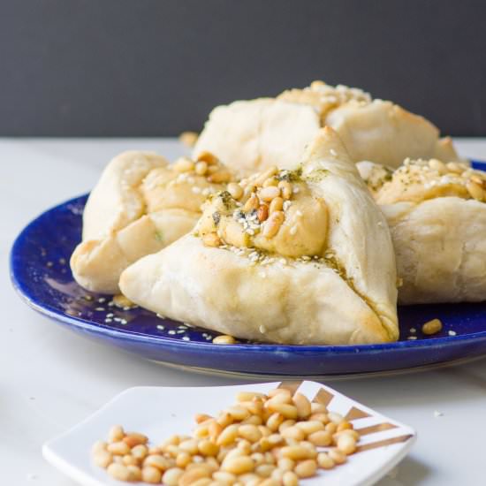 Pita and Hummus Hamantaschen