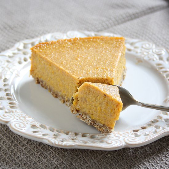 Pumpkin, Honey and Greek Yogurt Pie