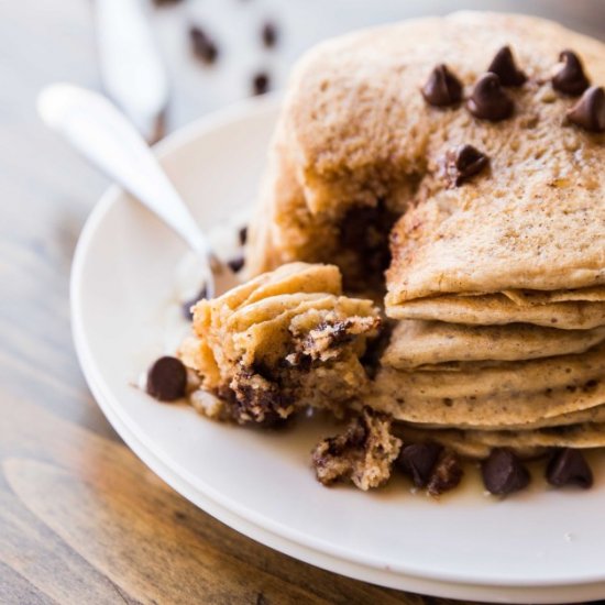 Super Vanilla Whole Wheat Pancakes