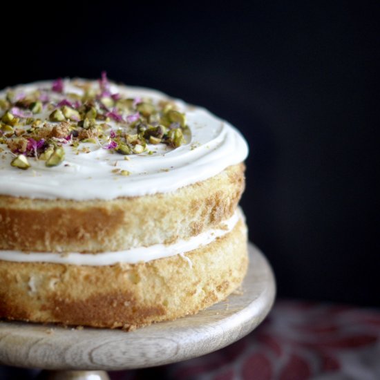 Cardamom Cream Cake