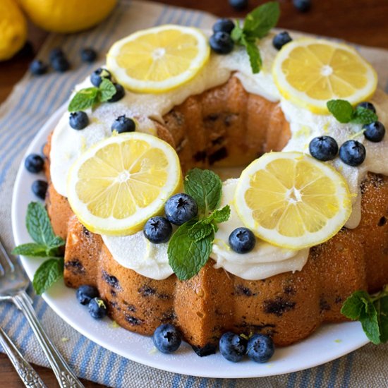 Blueberry Lemon Bundt Cake