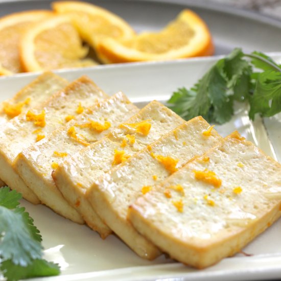 Orange Baked Tofu