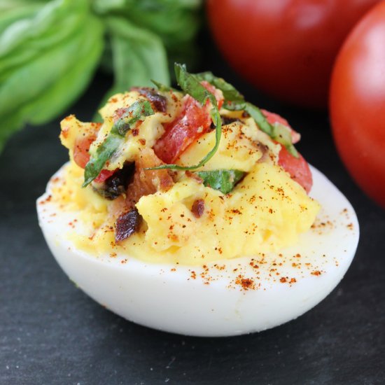 BLT Deviled Eggs