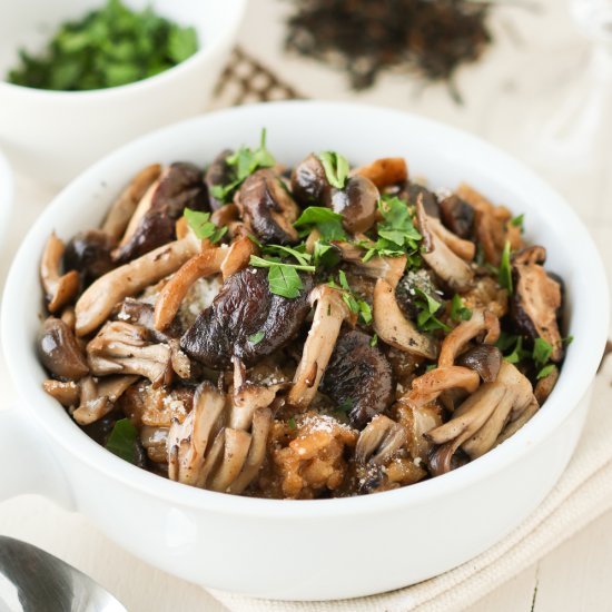 Keemun Mushroom Risotto