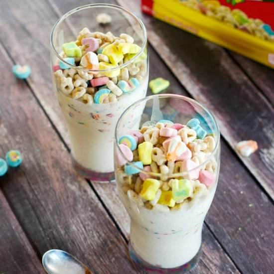 Lucky Charms Pot O’Gold Milkshakes