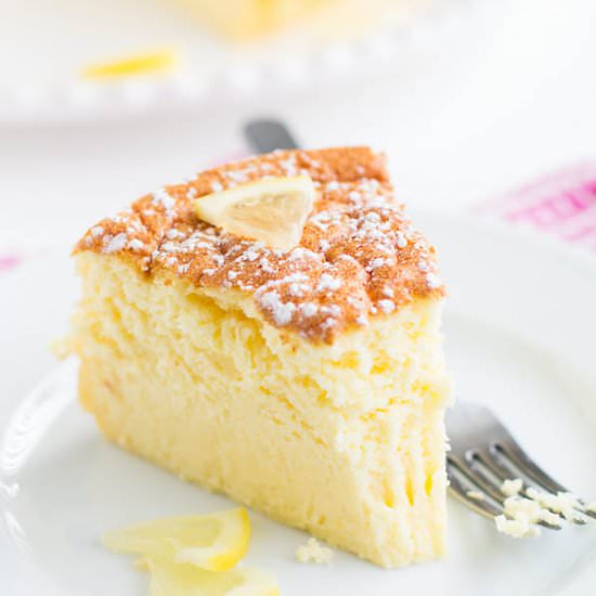 Lemon Souffle Cheesecake