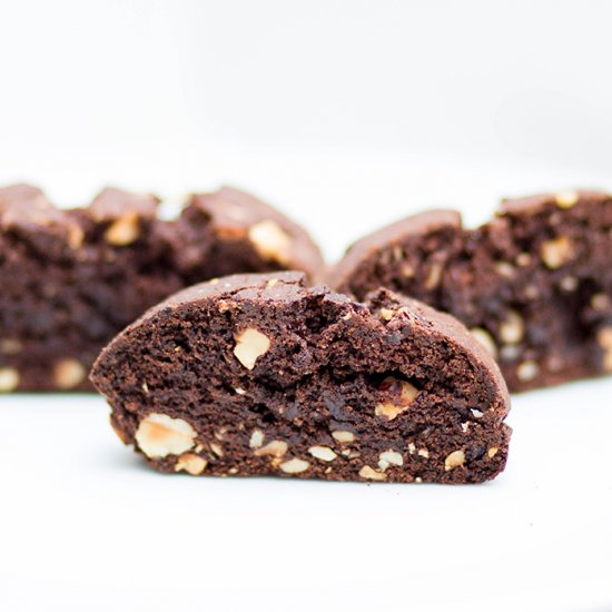 Chocolate Hazelnut Biscotti