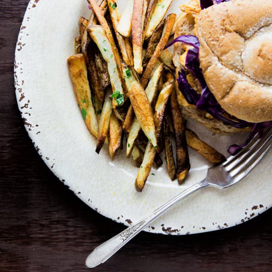 Baked Garlic Fries