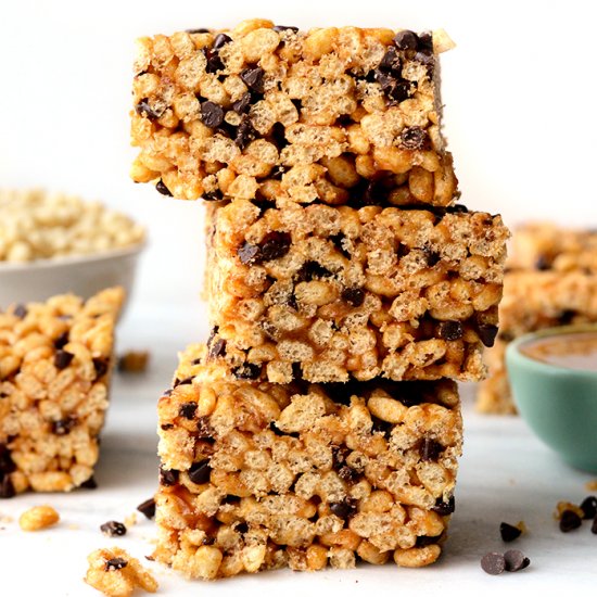 Almond Butter Rice Crispy Treats