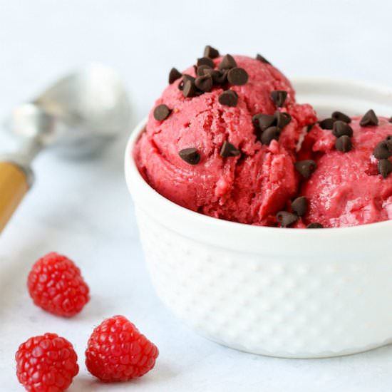 Raspberry Frozen Yogurt