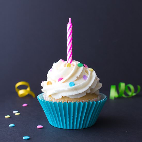 Funfetti Birthday Cupcakes