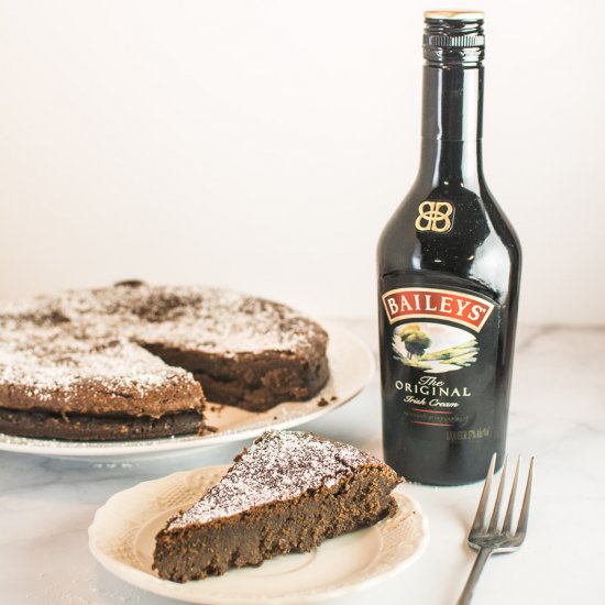 Bailey’s & Chocolate Flourless Cake